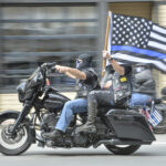 more police loving motorcycle riders